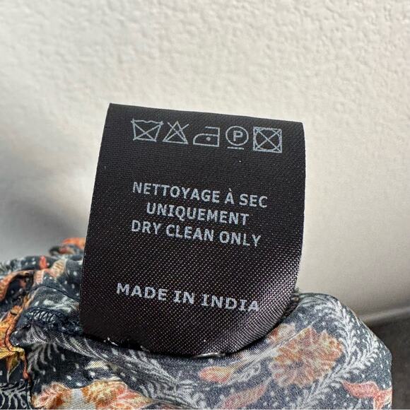 Isabel Marant Women’s Roya 100% Silk Floral Straight Leg Pant Size 36 / Small - Picture 10 of 11